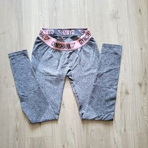 Gymshark Flex Leggings Medium Pink and Grey